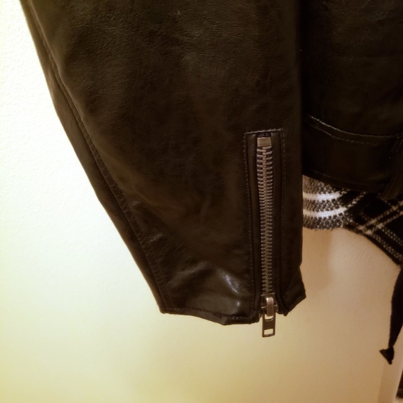 Rewind Junior's Vegan Leather with scarf jacket XS - Picture 7 of 8